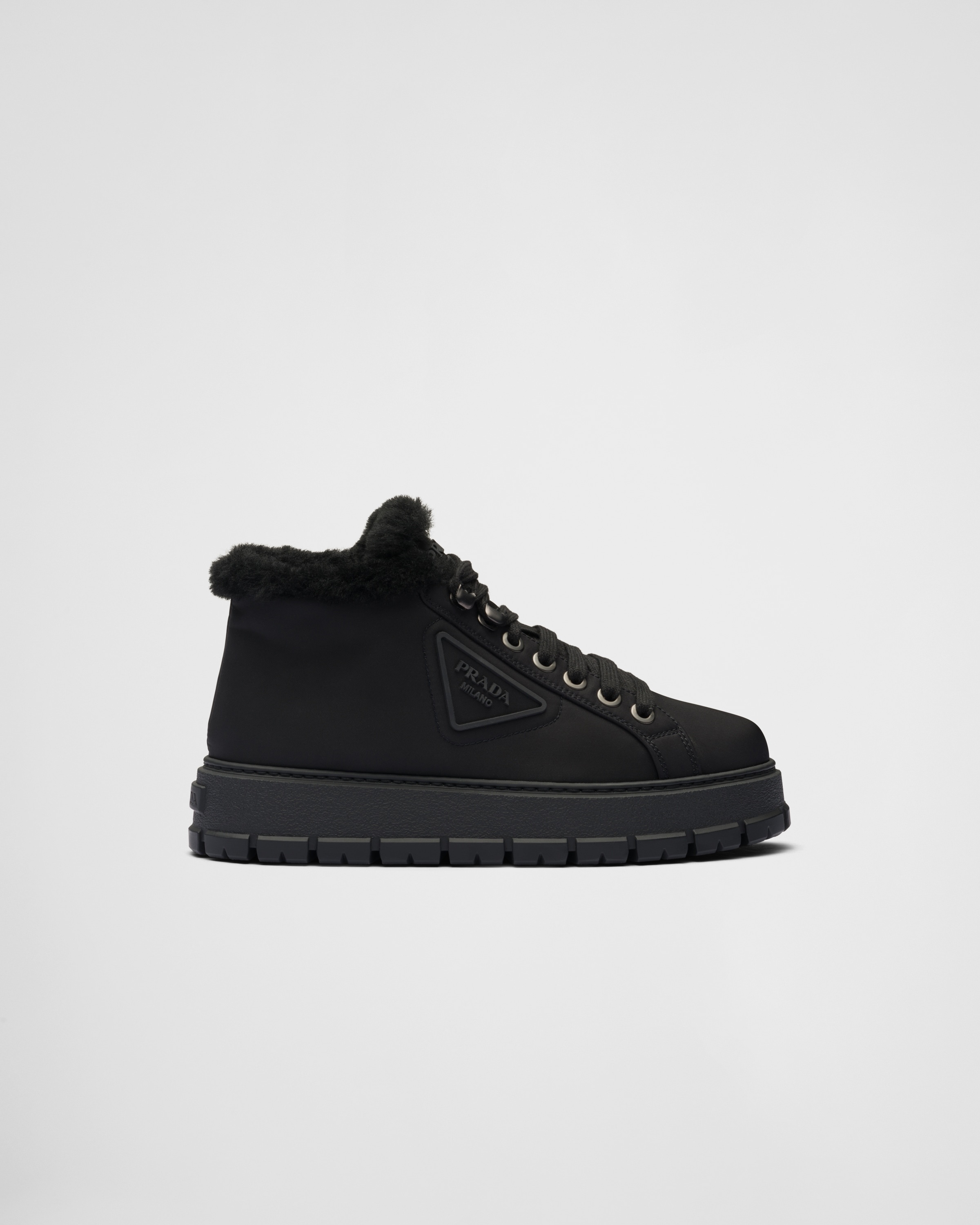 Nylon lace-up booties - 2