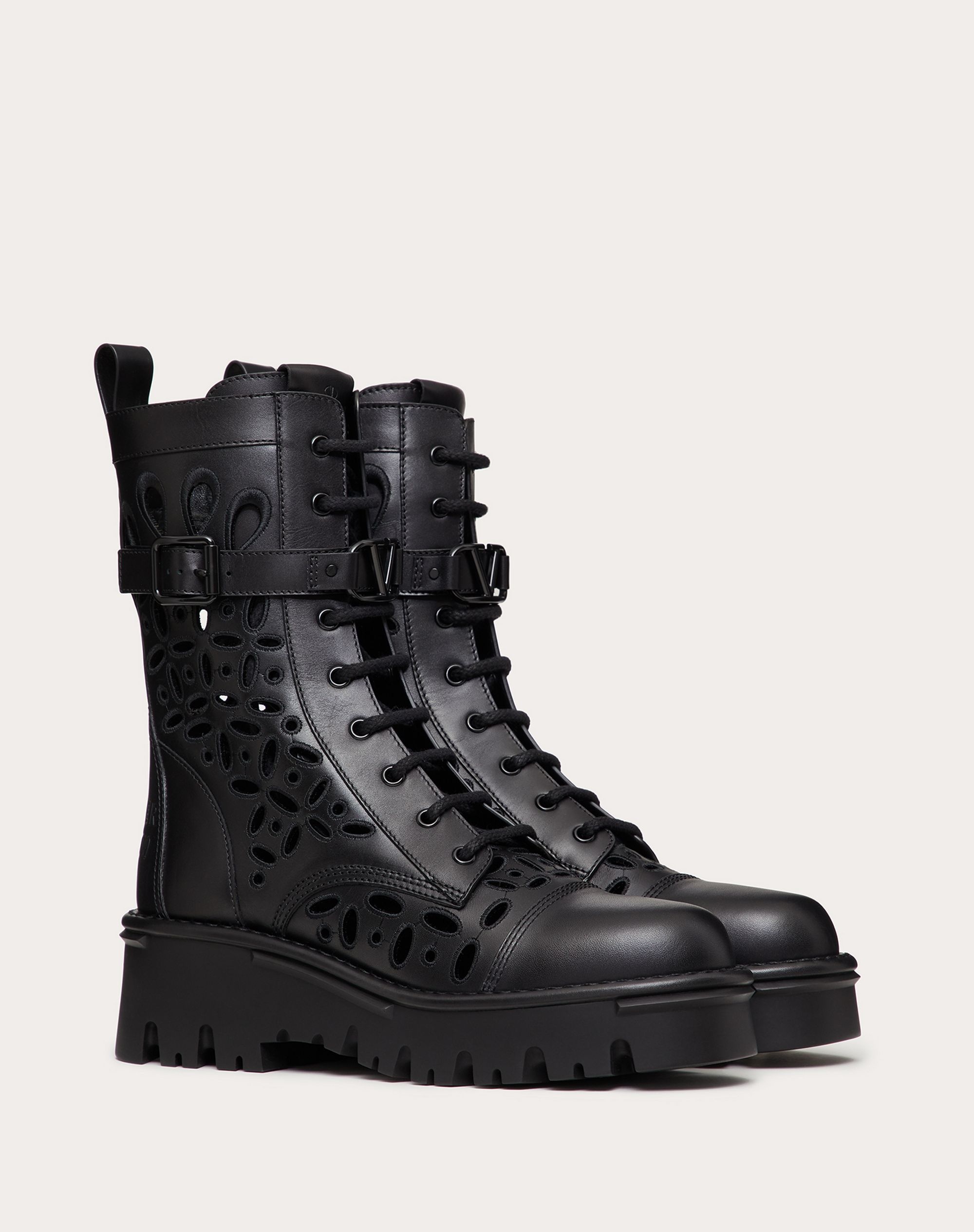 VALENTINO GARAVANI ATELIER SHOES 08 SAN GALLO EDITION COMBAT BOOT 50MM - 2