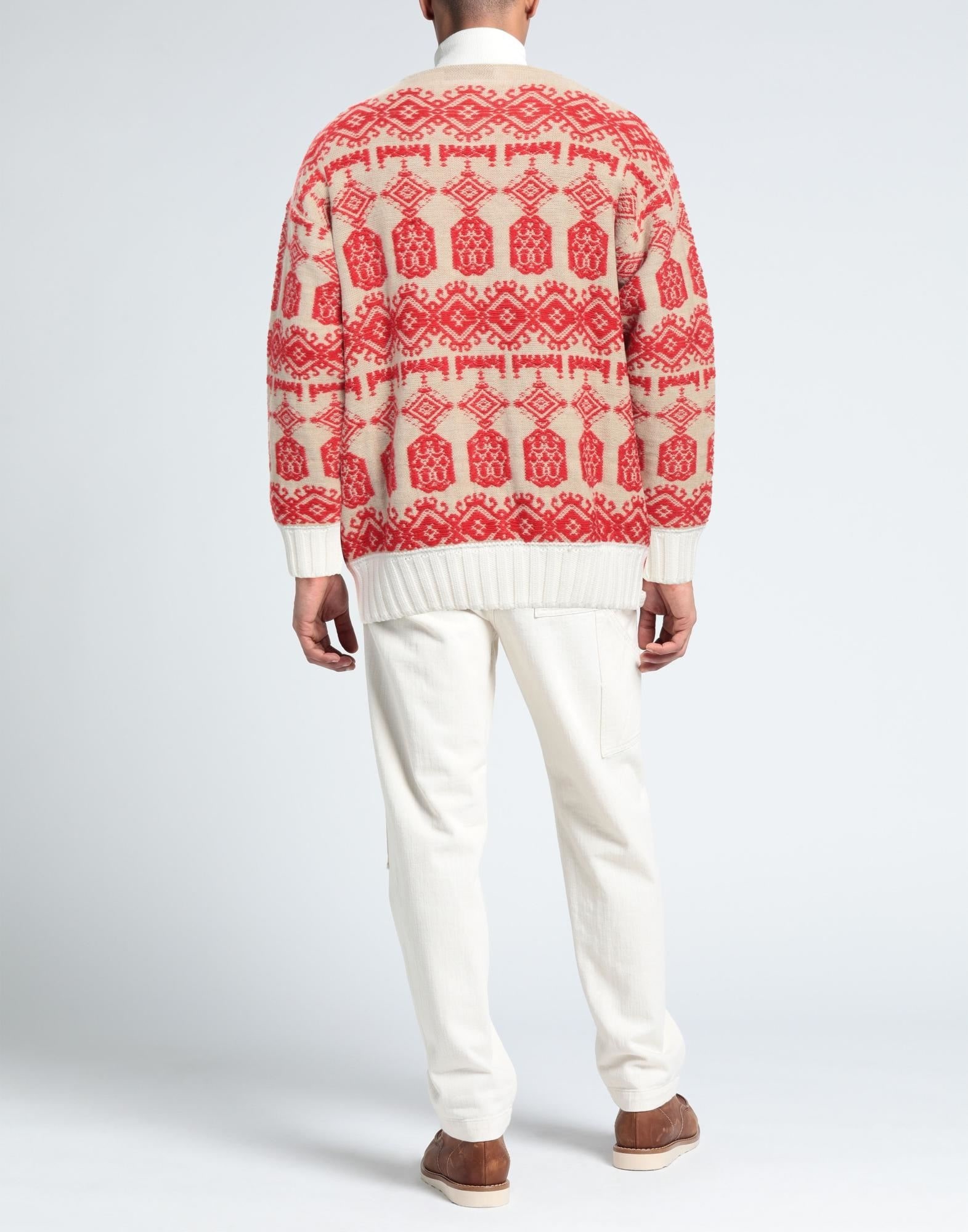 Beige Men's Cardigan - 3