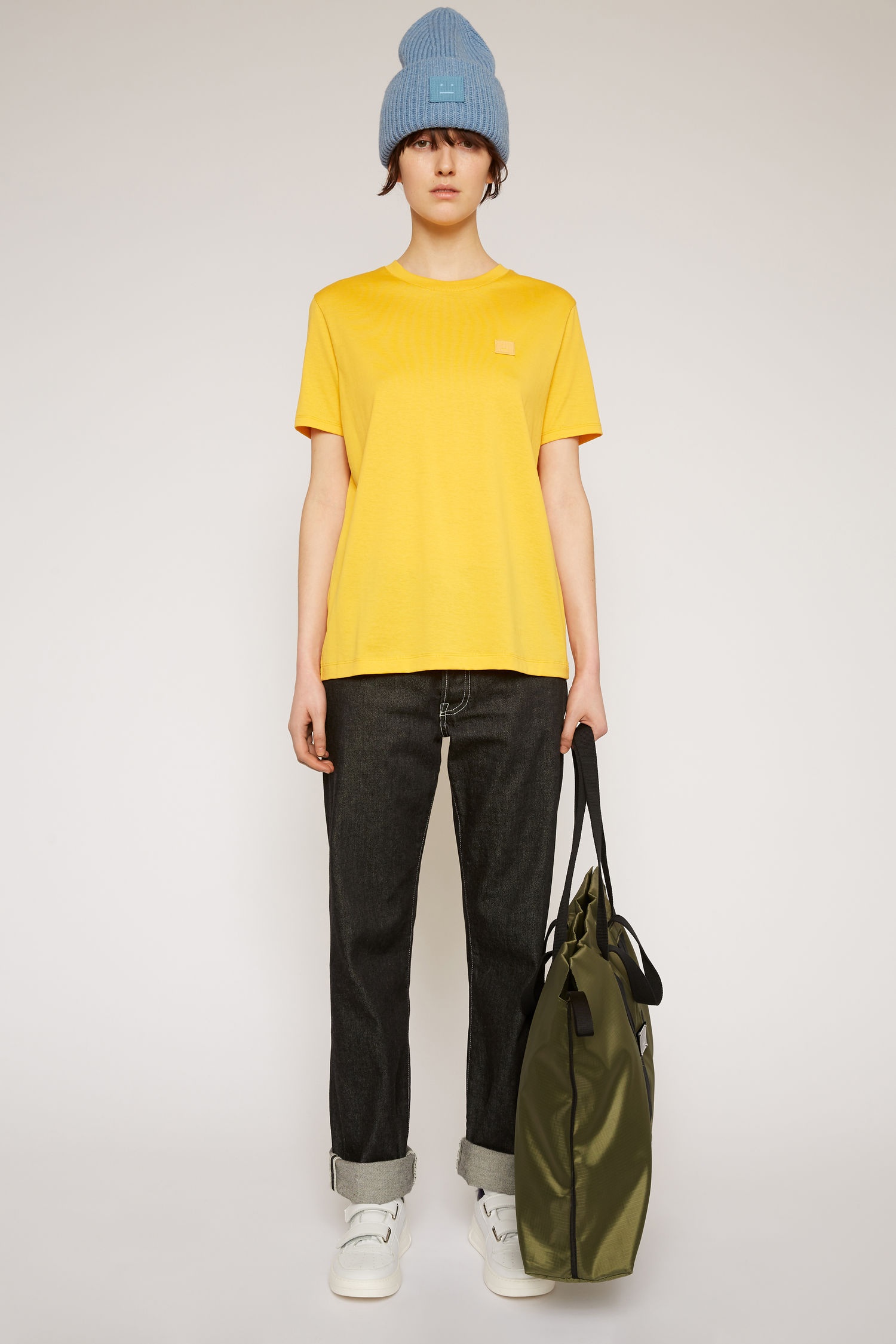 Slim fit t-shirt honey yellow - 2