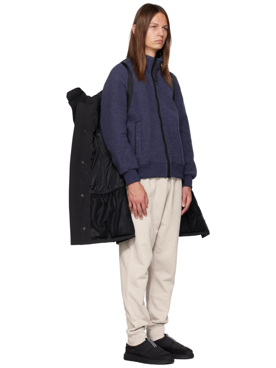 Black Langford Down Jacket - 5