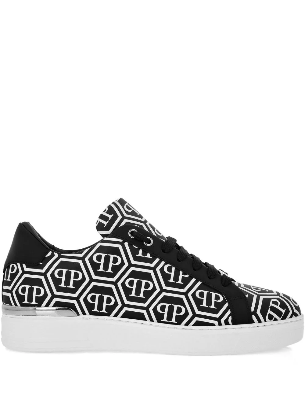 monogram-print sneakers - 1