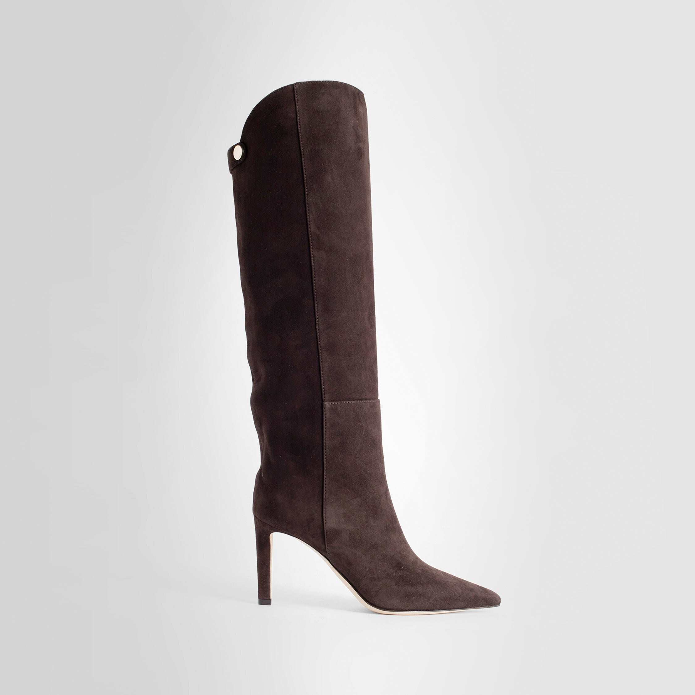 JIMMY CHOO WOMAN BROWN BOOTS - 8