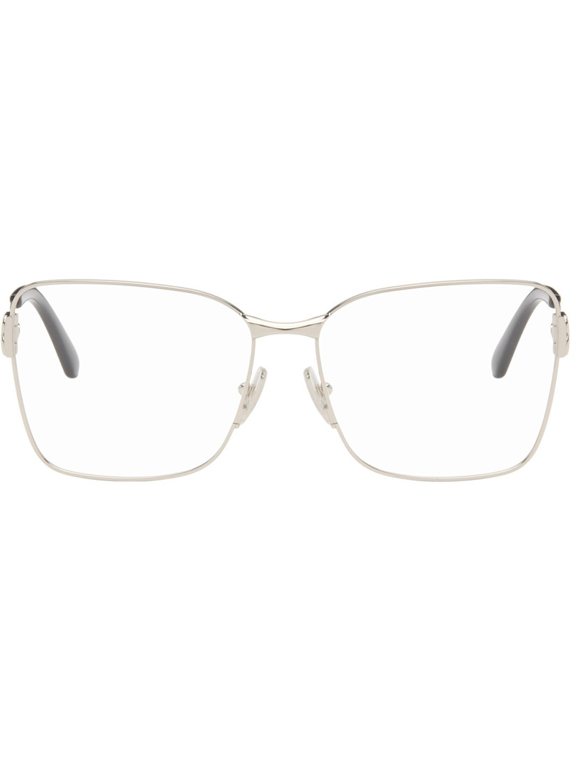 Silver Mercury Squared Metal Glasses 1