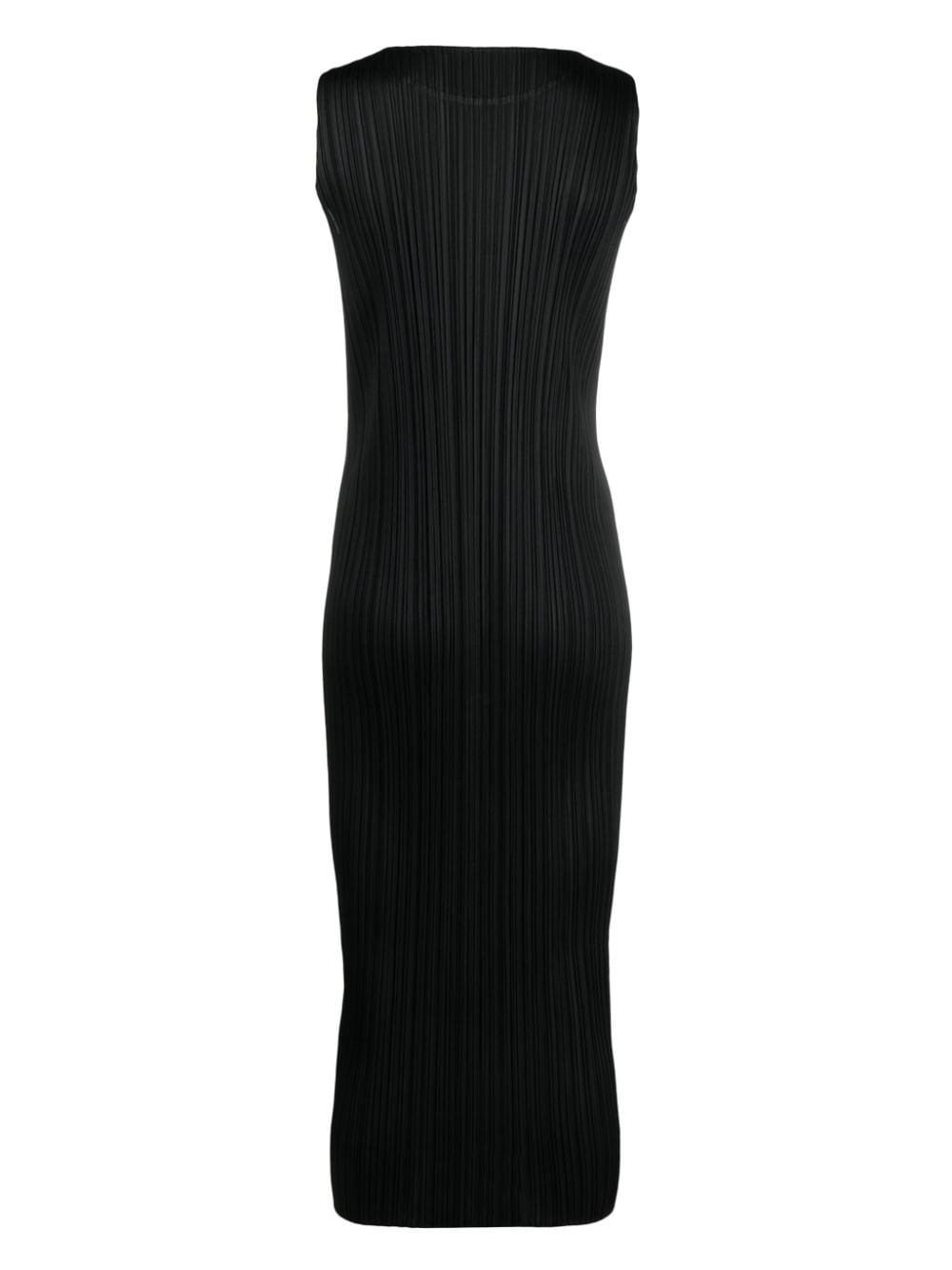pleated sleeveless dress - 2
