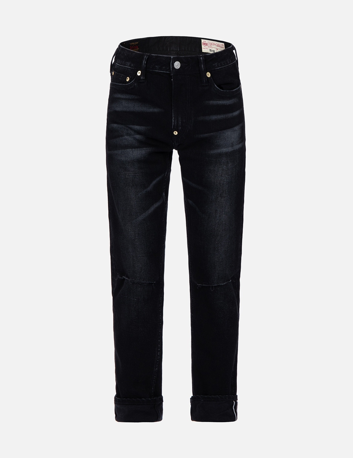 SEAGULL AND LOGO PRINT SLIM-FIT JEANS - 1