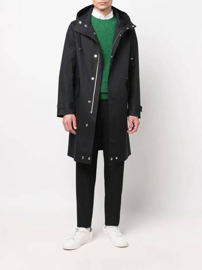 Mackintosh GRANISH Black Bonded Cotton Hooded Coat outlook