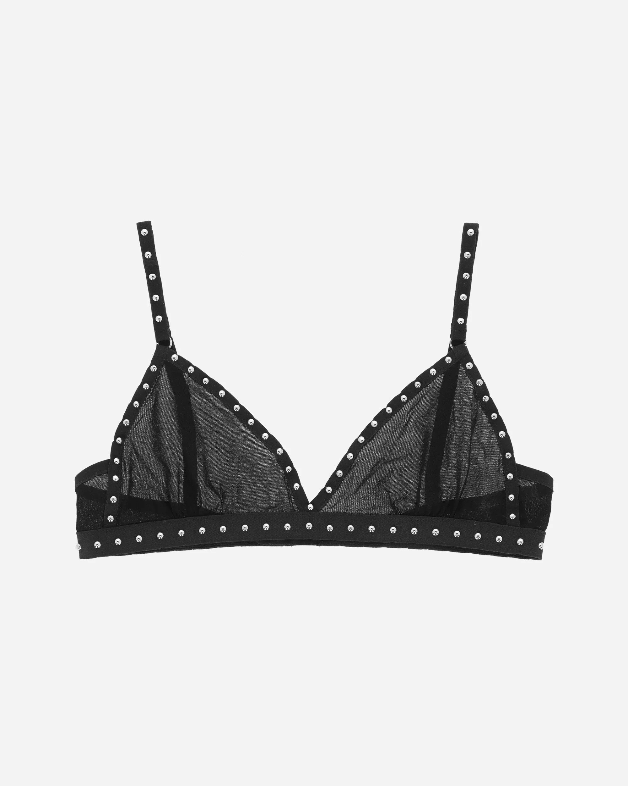 Studded Bra Black - 1
