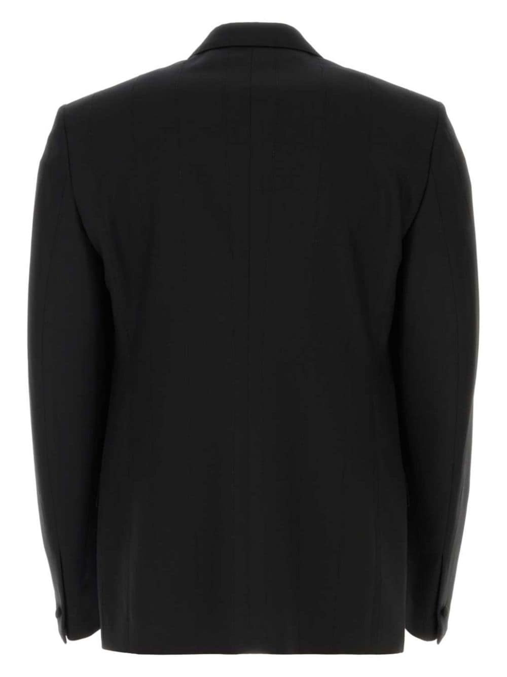 single-breasted wool blazer - 2