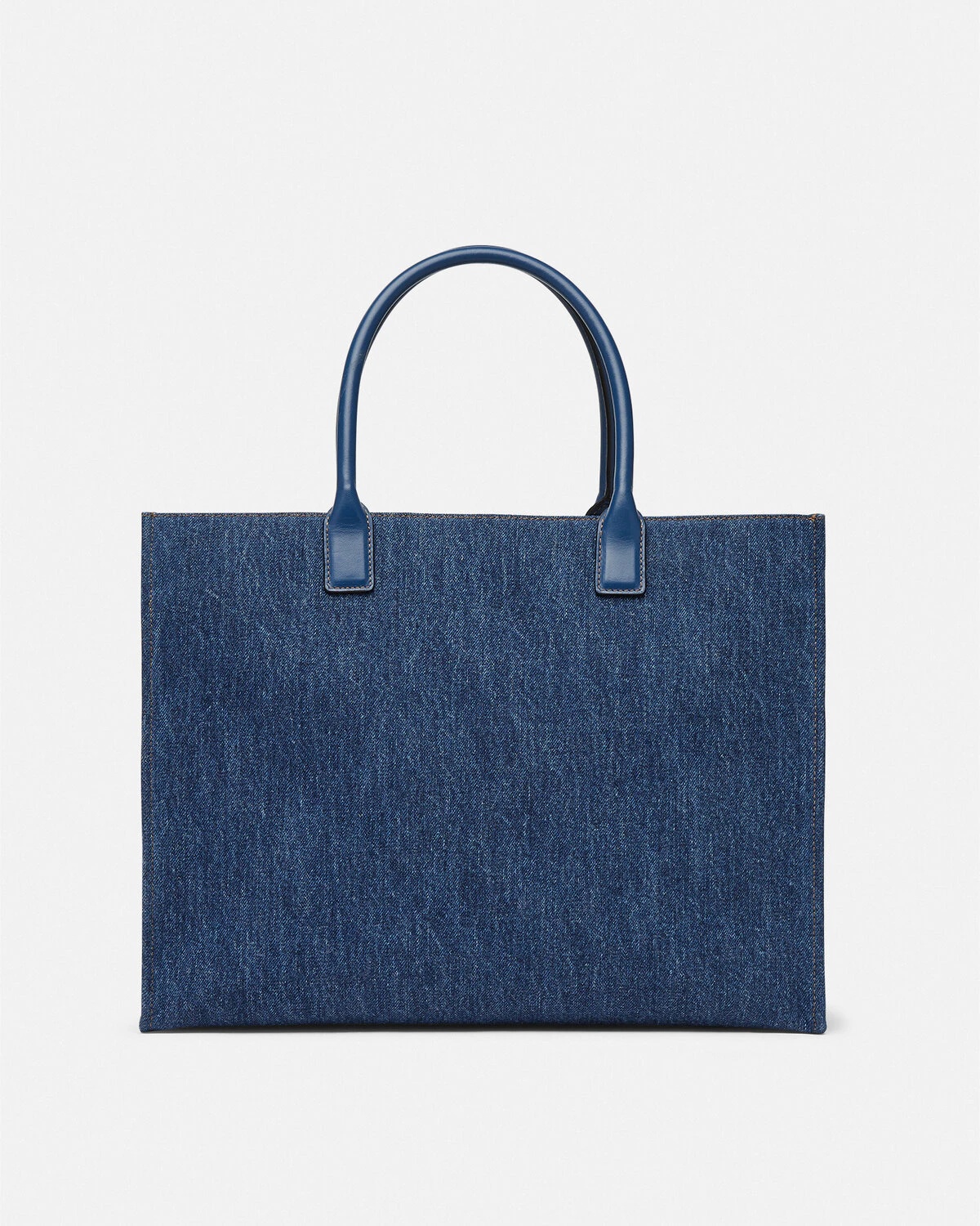 La Medusa Denim Large Tote Bag - 3