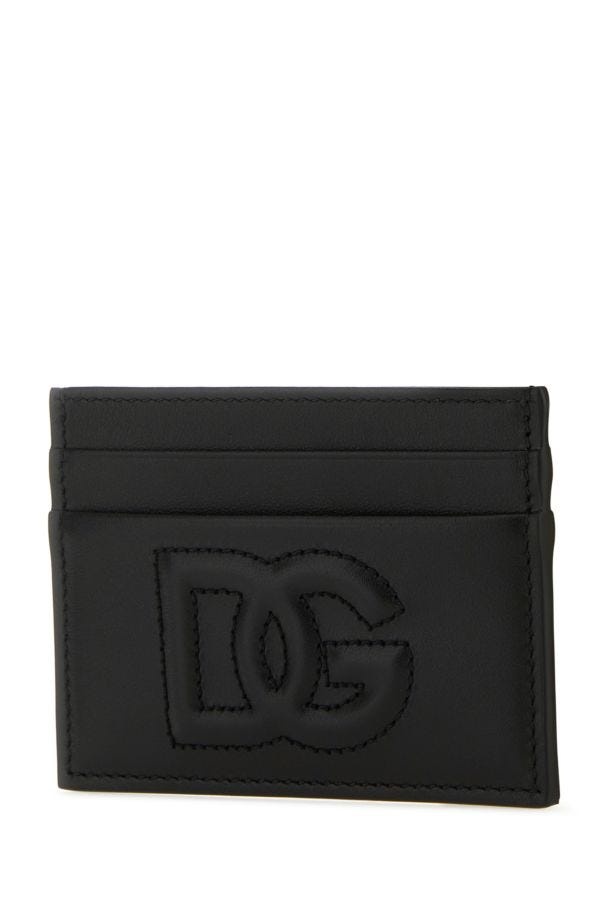 Black leather card holder - 2