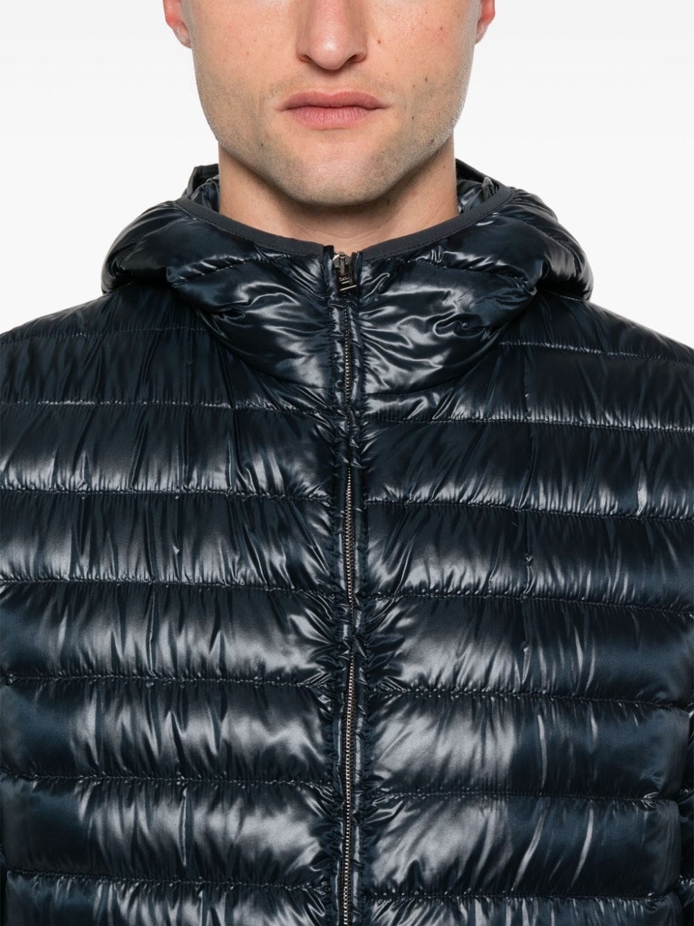 logo-engraved-buttons padded jacket - 5