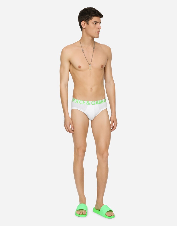 Two-way stretch jersey mid-rise briefs - 2