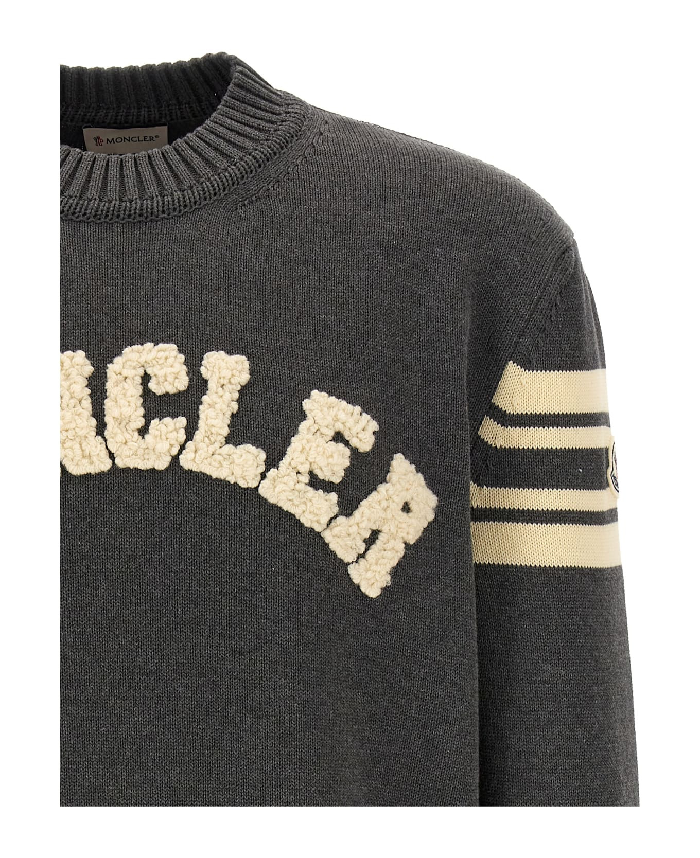 Bouclé Logo Sweater - 3