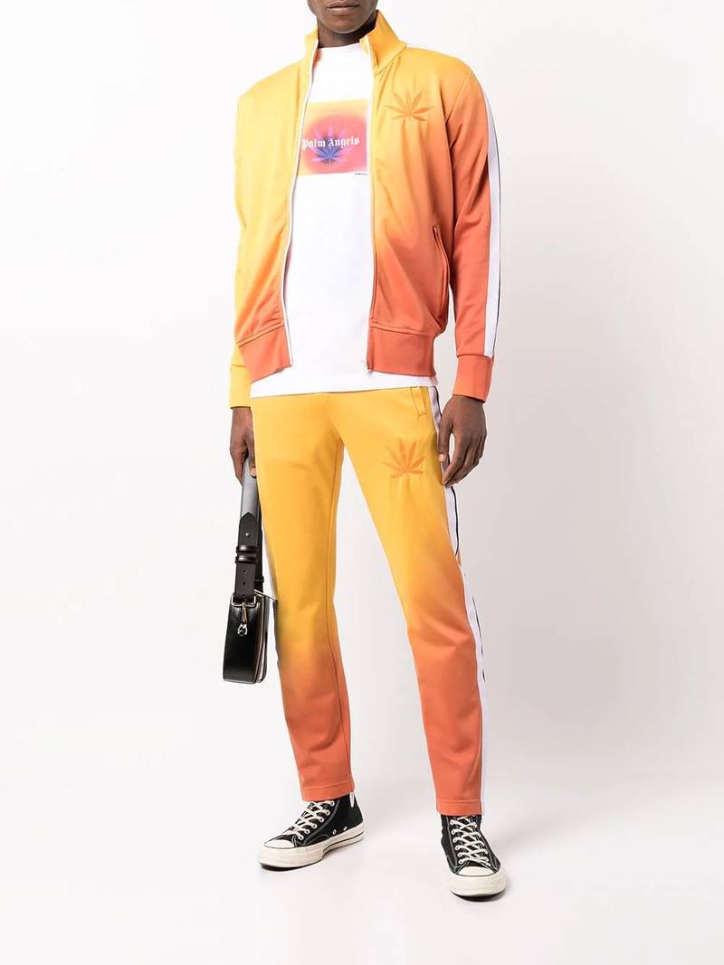 Palm Angels degradé-effect track jacket outlook