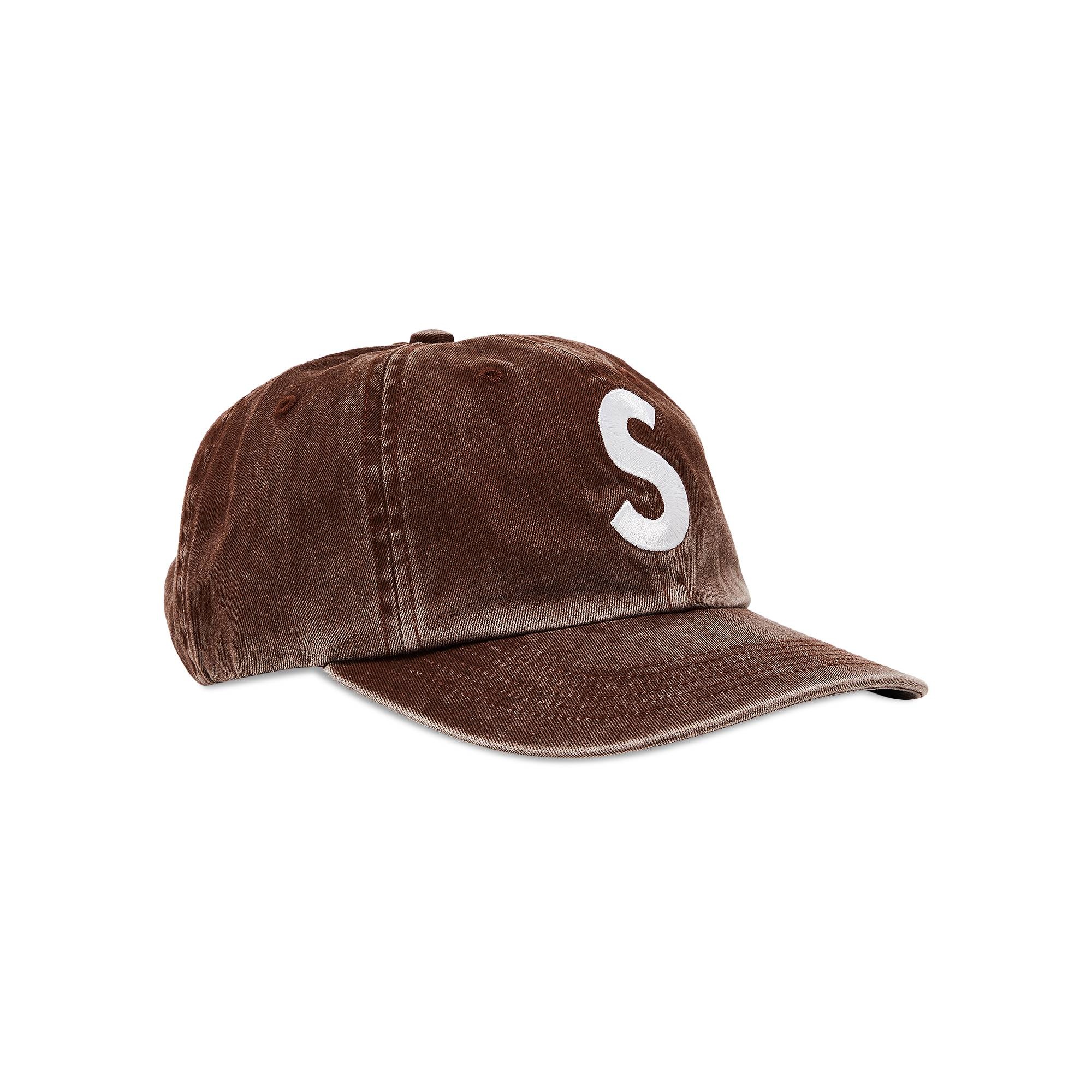 Supreme Pigment Print S Logo 6-Panel 'Brown' - 2