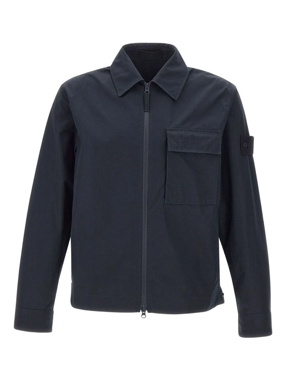 two-way zip chest-pocket jacket - 1