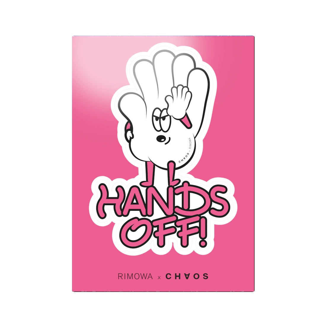 RIMOWA x CHAOS Hands Off Sticker - 1