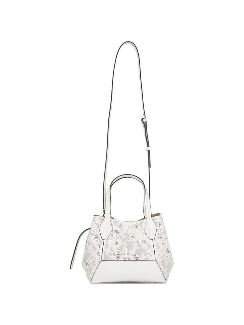 JIMMY CHOO mini Lace Diamond tote bag outlook