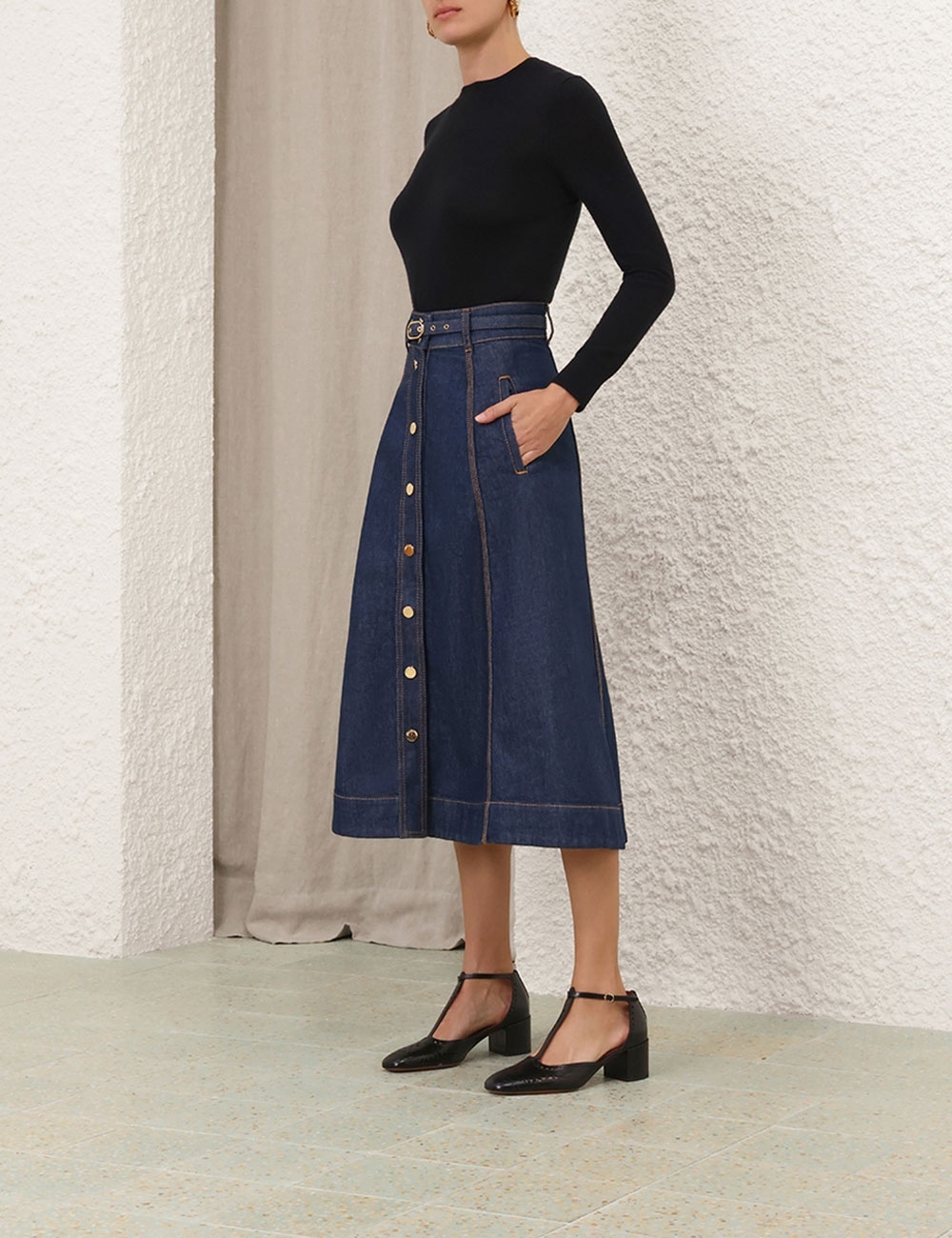 ILLUSTRATION A LINE SKIRT - 3