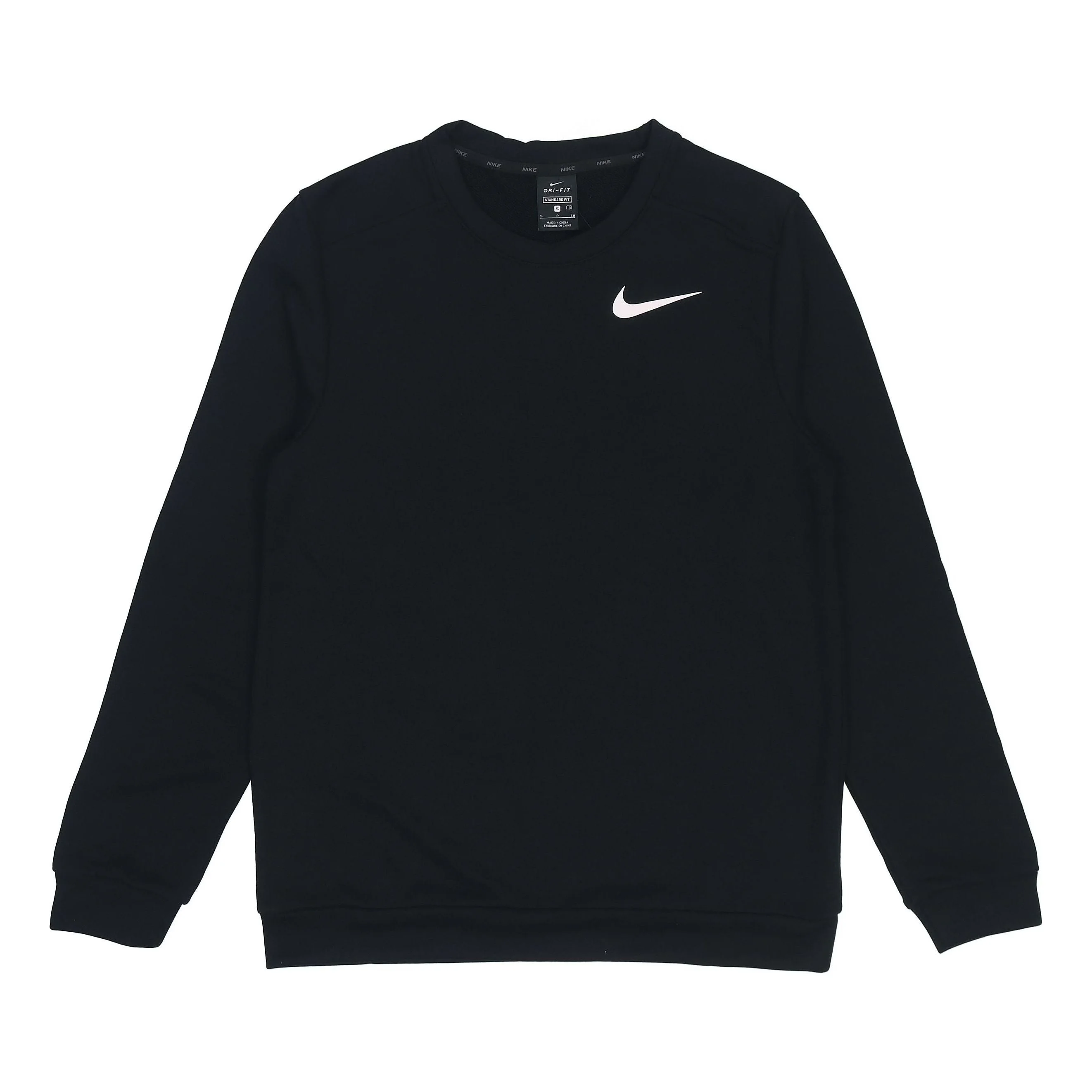 Nike DRI-FIT Quick Dry Round Neck Pullover Black CU6796-010 - 1