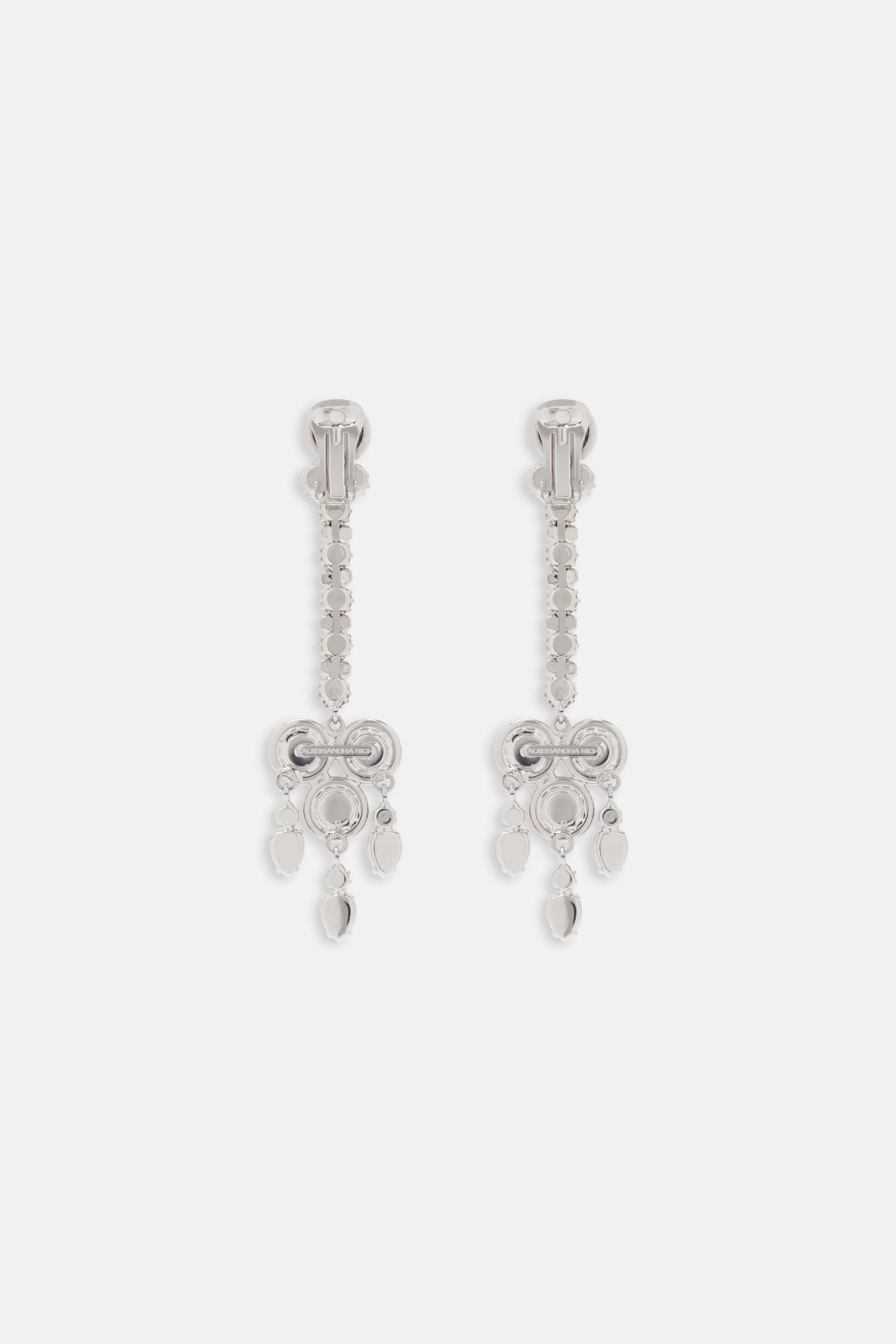 LONG EARRINGS WITH EMBELLISHMENT - 2
