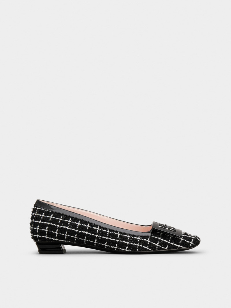 Belle Vivier Ballerinas in fabric 1