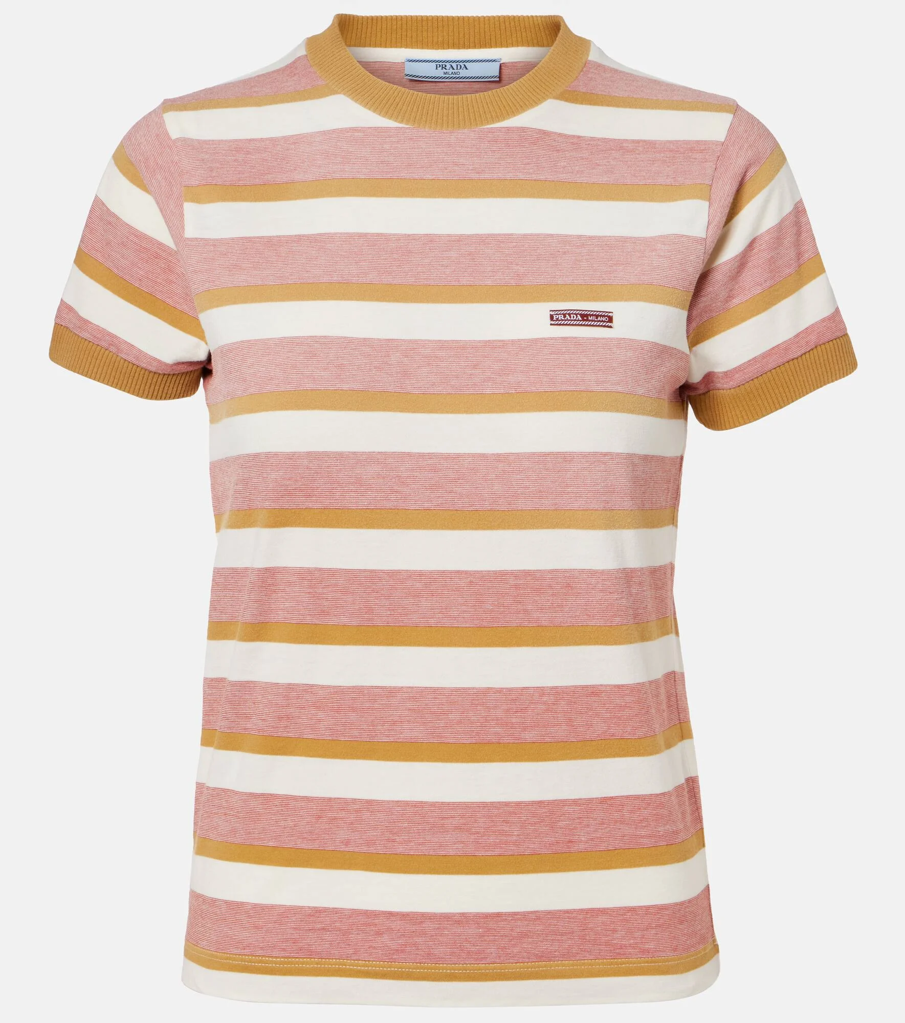 Striped cotton jersey T-shirt - 1