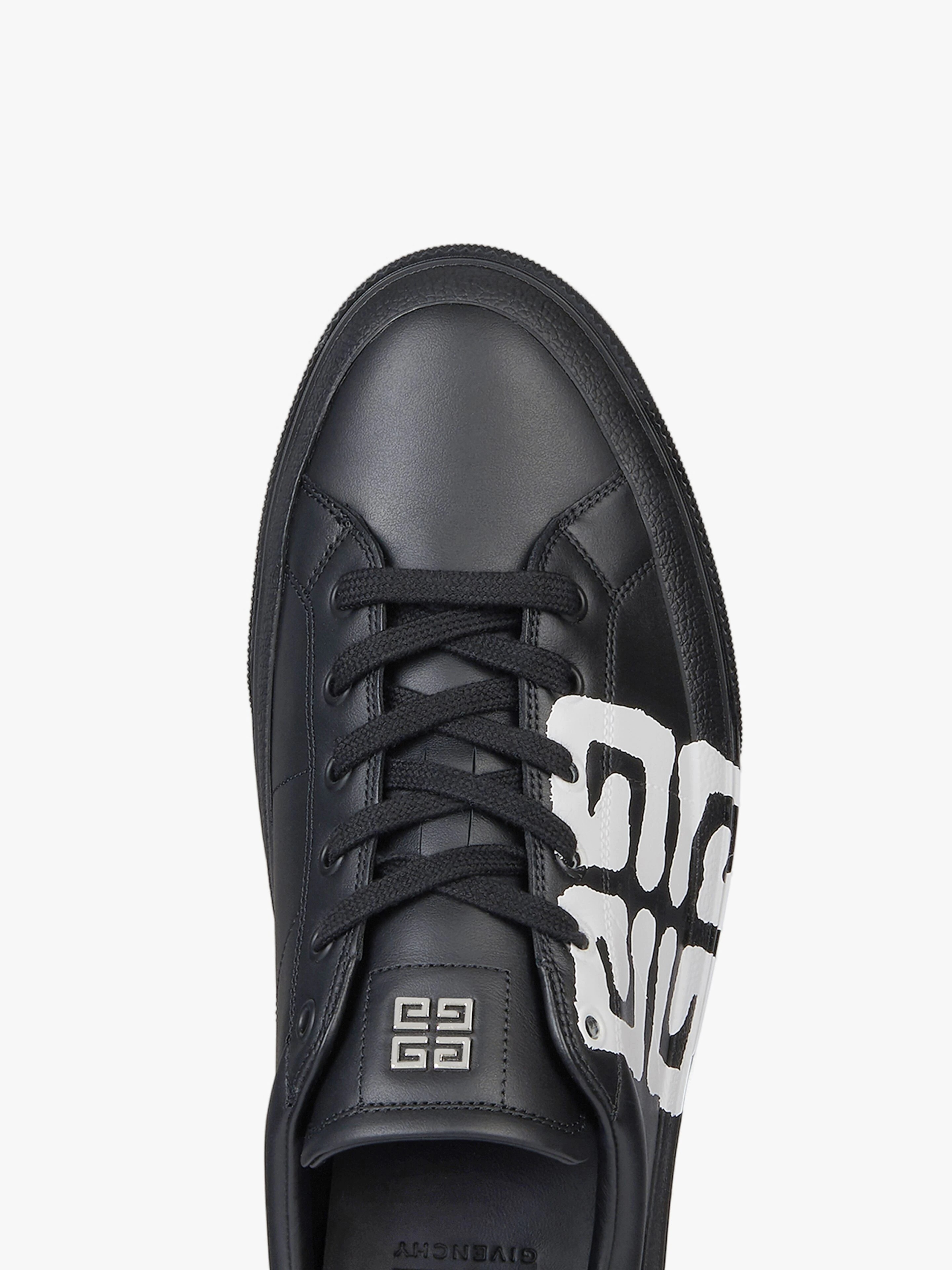 CITY SPORT SNEAKERS IN LEATHER WITH TAG EFFECT 4G PRINT - 6