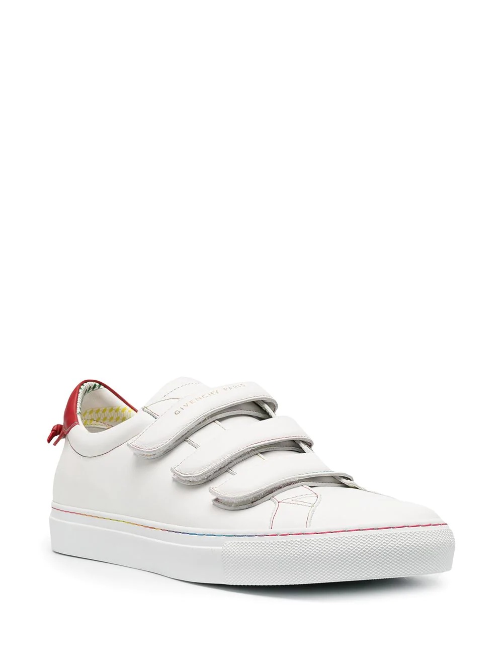 touch-strap low-top sneakers - 2