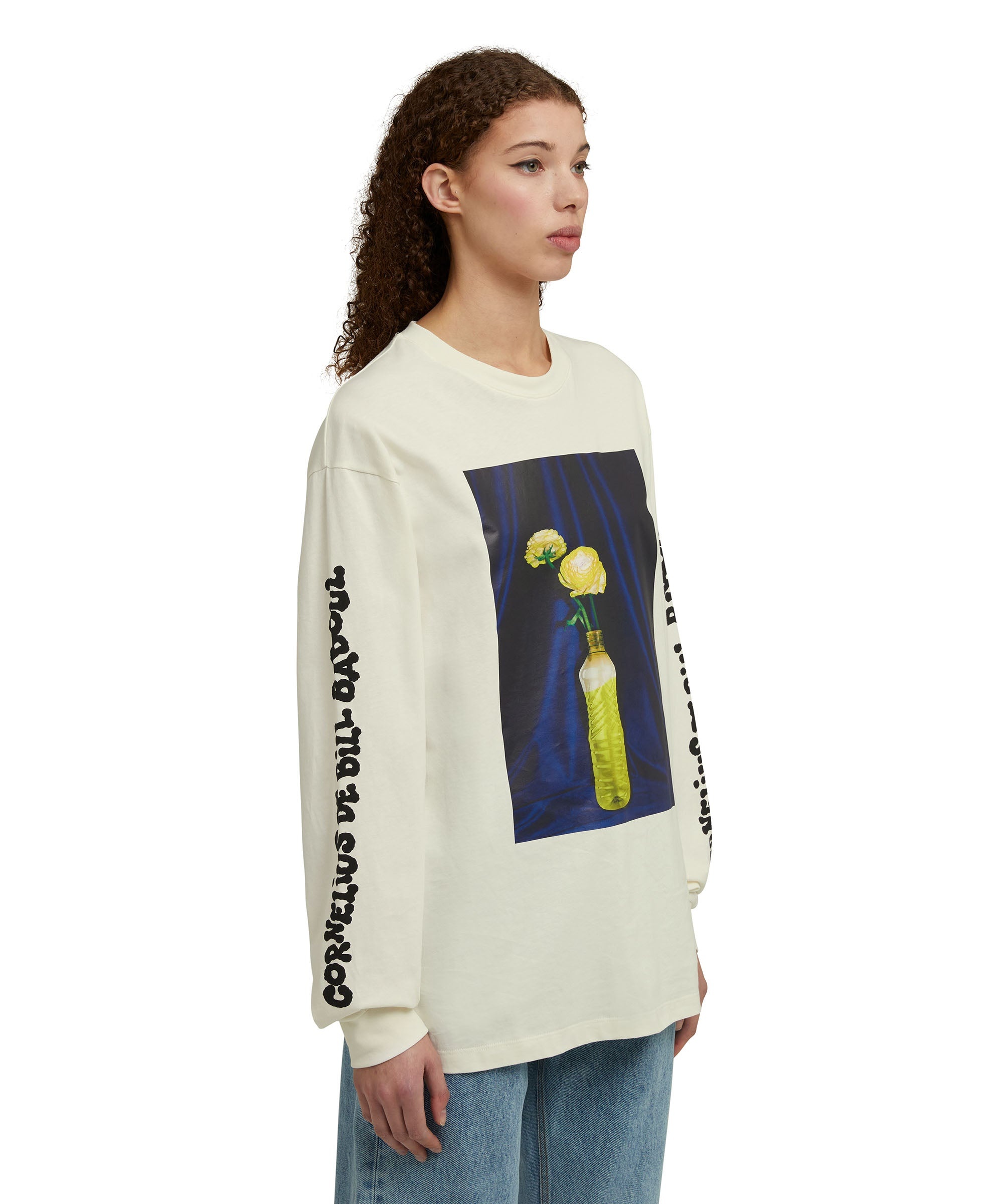 Organic cotton crewneck t-shirt from the MSGM Fantastic Green Capsule - 7