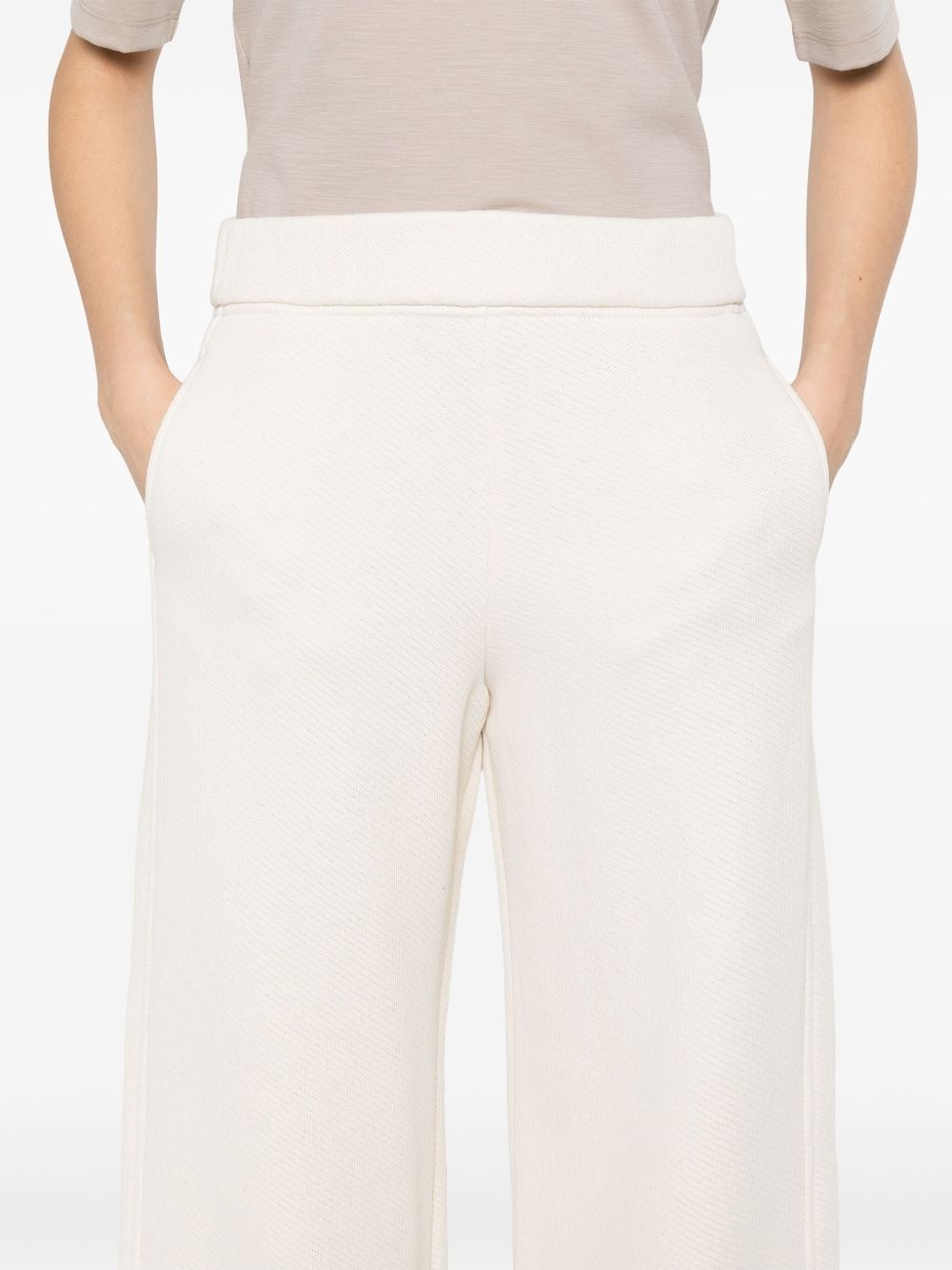 Max Mara Women Cotton Wide-Leg Trousers - 2