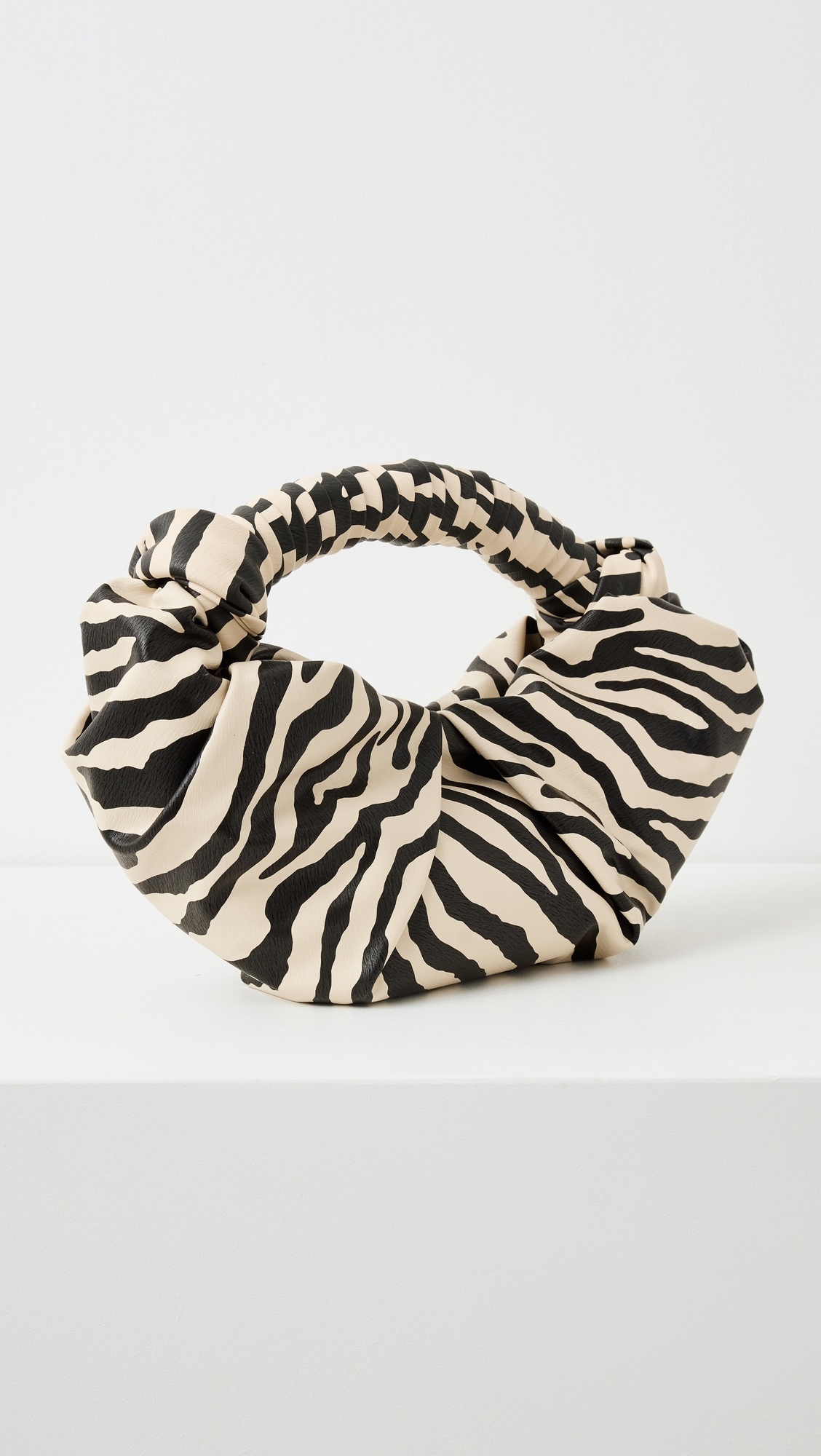 Faux Leather Lopsy Bag - 3