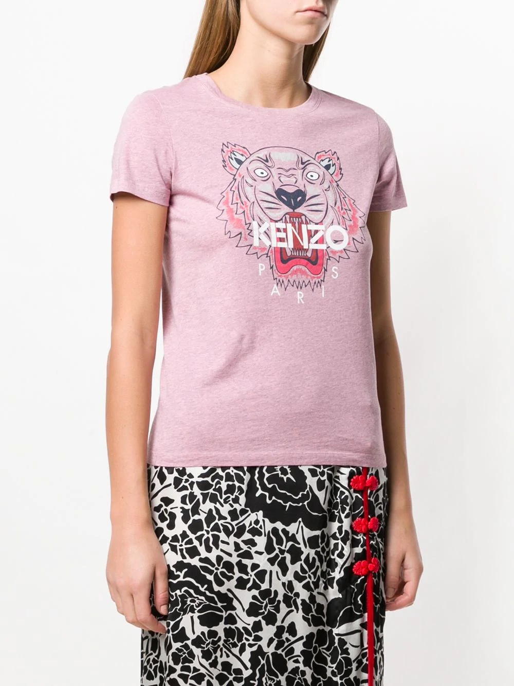 tiger logo printed T-shirt - 3