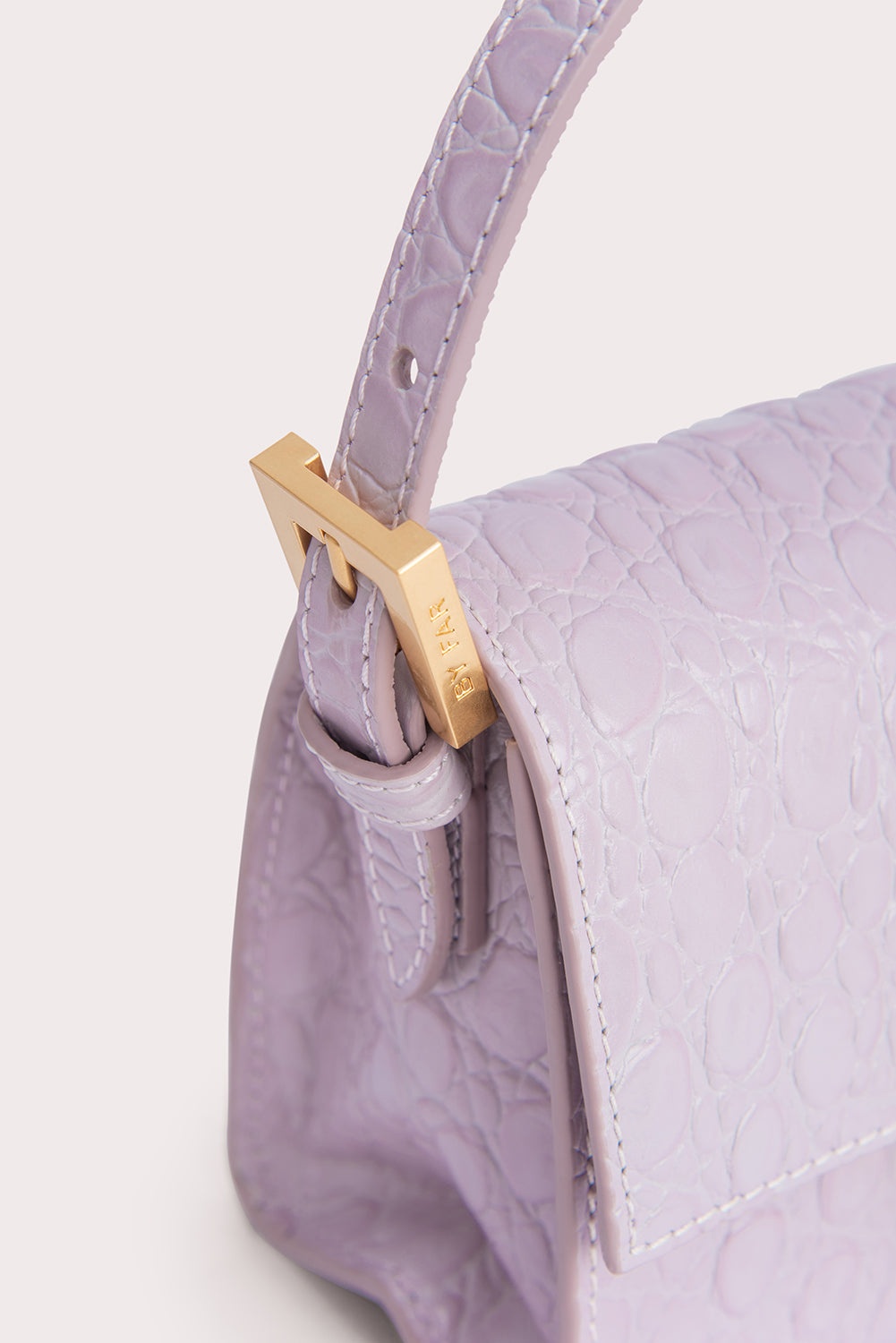 Fran Dawn Circular Croco Embossed Leather - 3