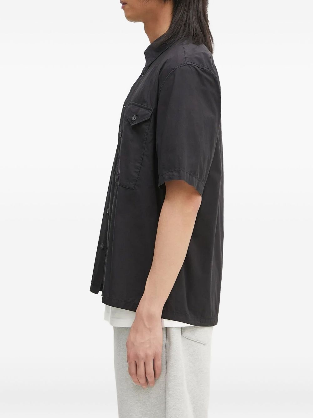 Popeline pocket short-sleeve shirt - 2