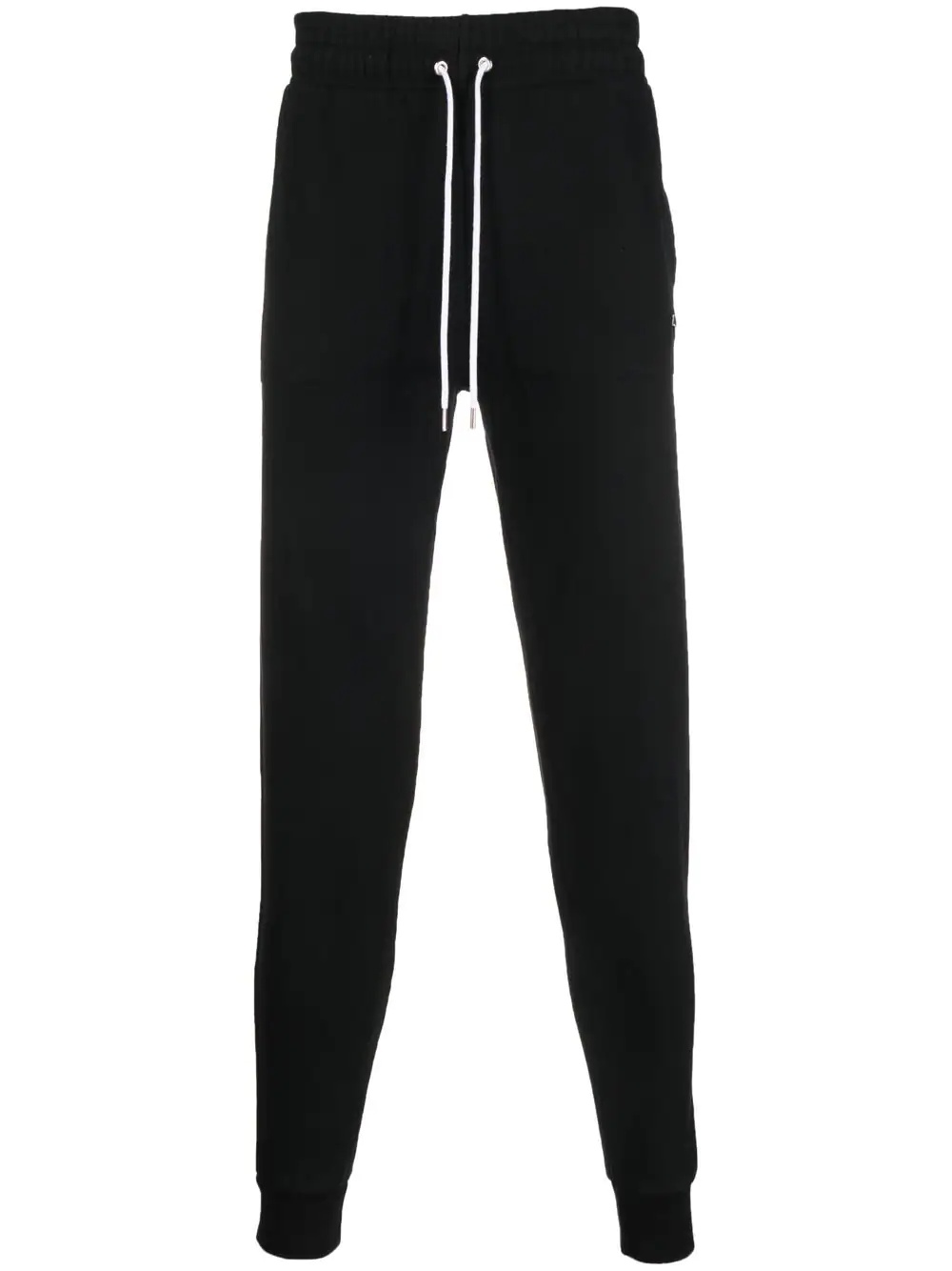 tapered leg cotton sweatpants - 1