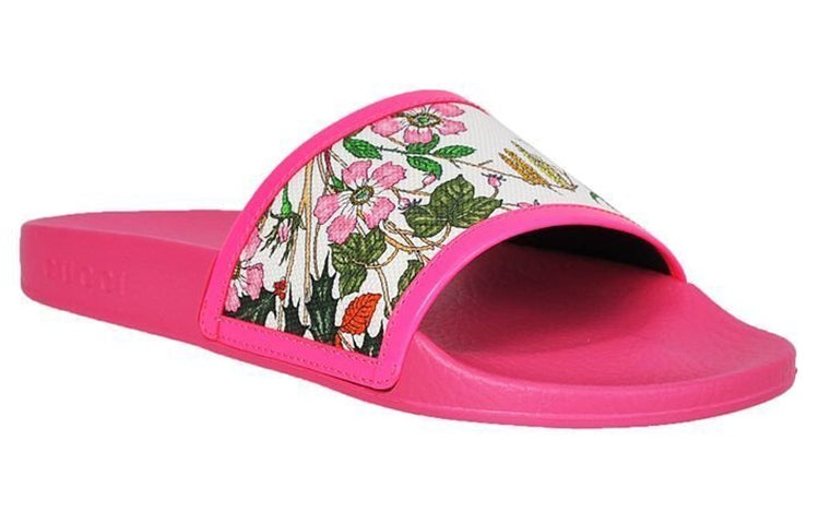 (WMNS) Gucci Pursuit Pool Slide 'Pink Floral' 551440-9ZI40-9095 - 3