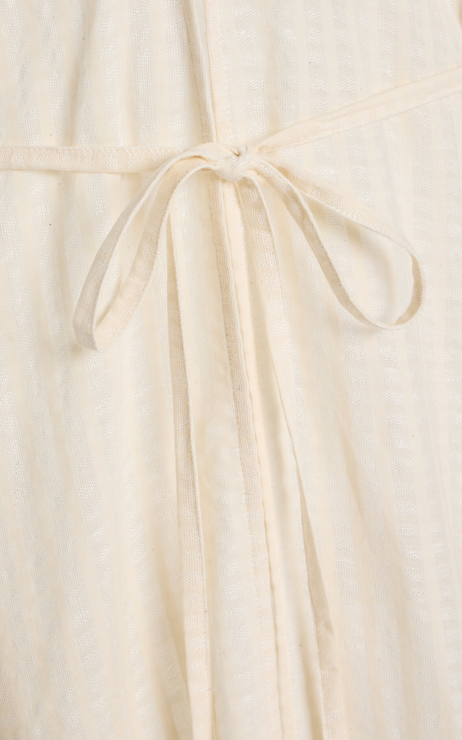The Lorenzo Cotton-Linen Robe white - 5