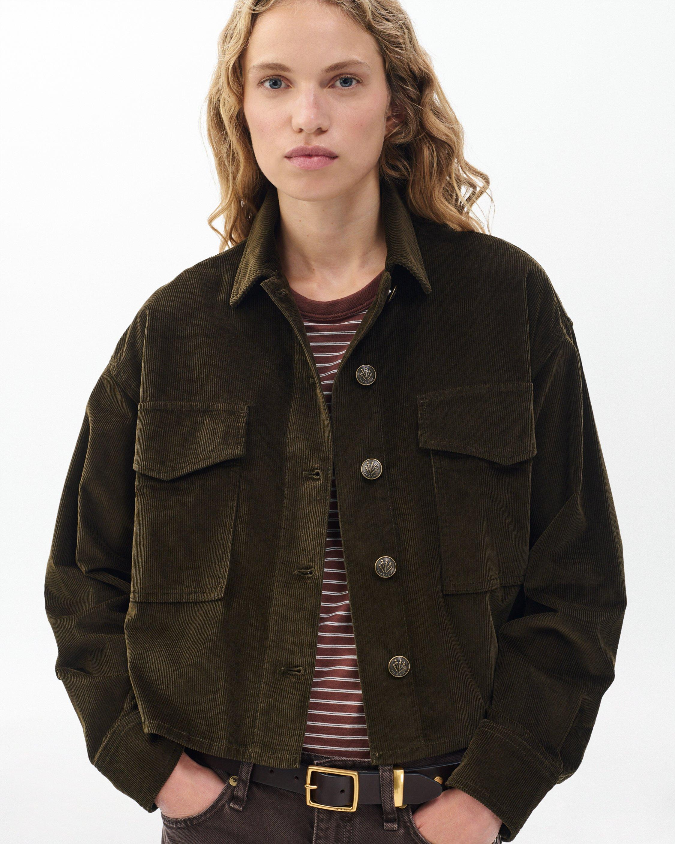 Jaiden Stretch Corduroy Shirt Jacket - 5