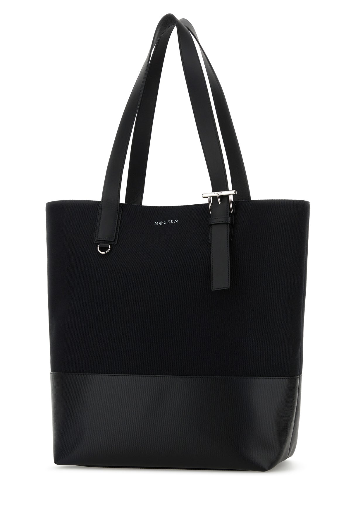 Black canvas shopping bag - 2