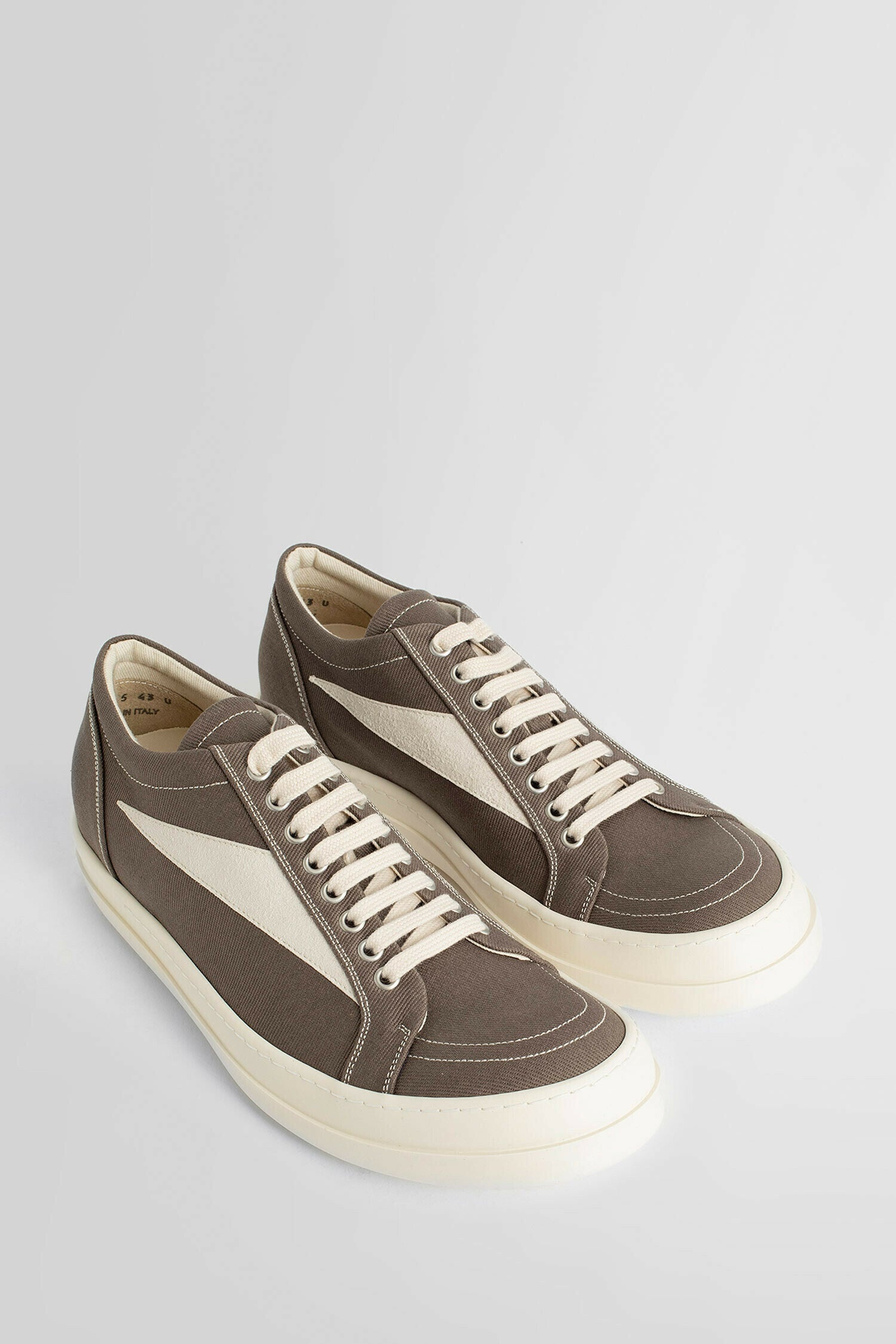 RICK OWENS WOMAN GREY SNEAKERS - 6