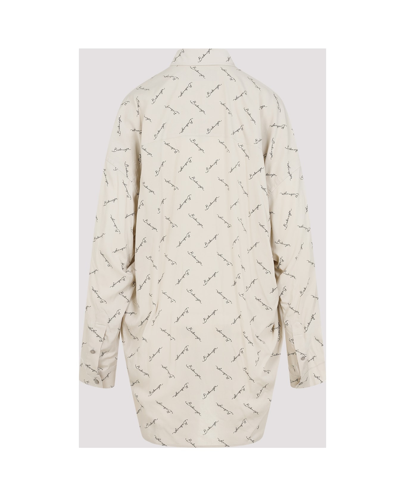 Long Sleeves Cocoon Shirt - 4