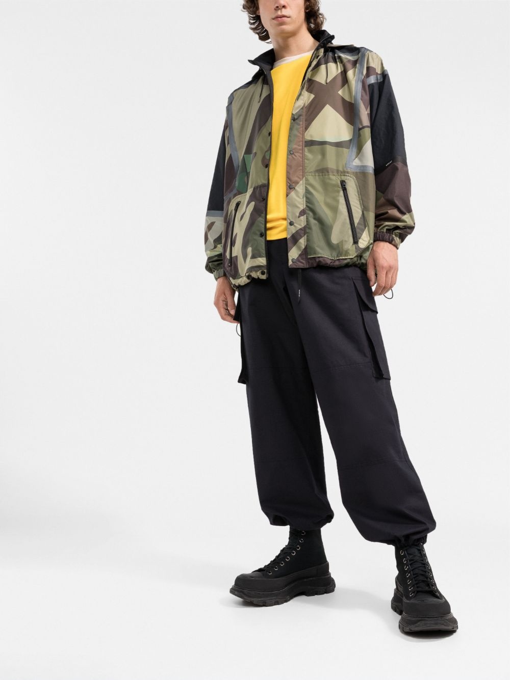 x KAWS camouflage-print windbreaker - 2