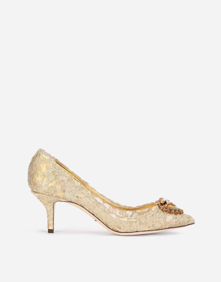 Taormina lace pumps with Devotion heart - 1