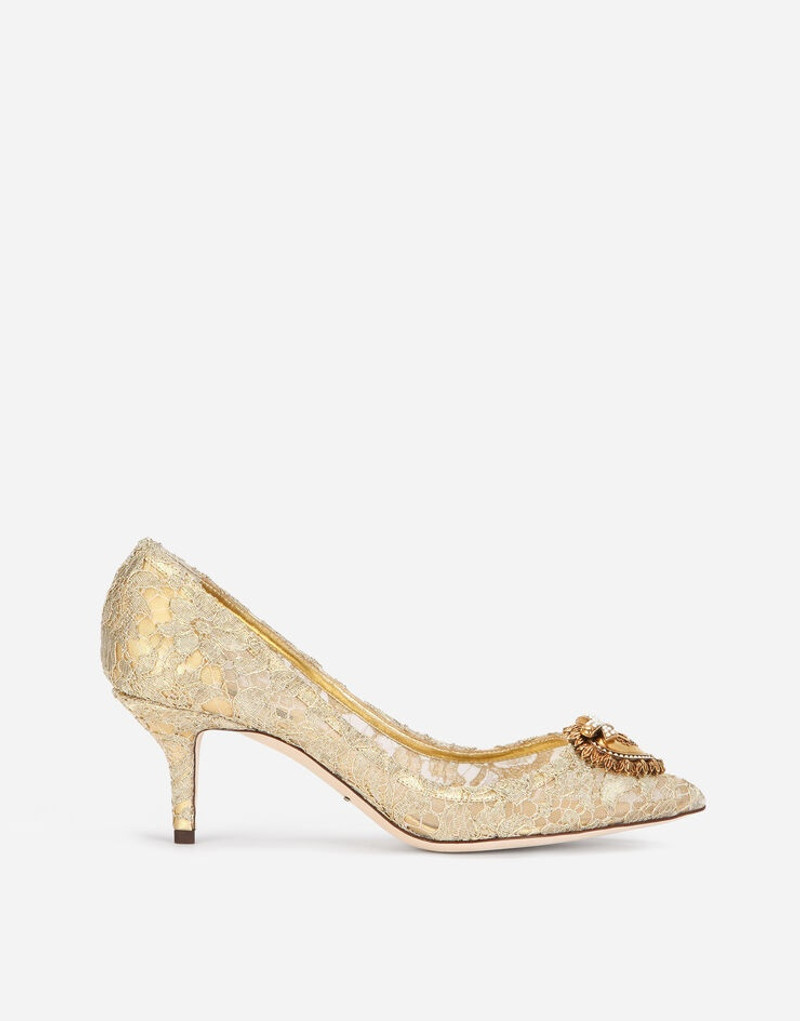 Taormina lace pumps with Devotion heart 1