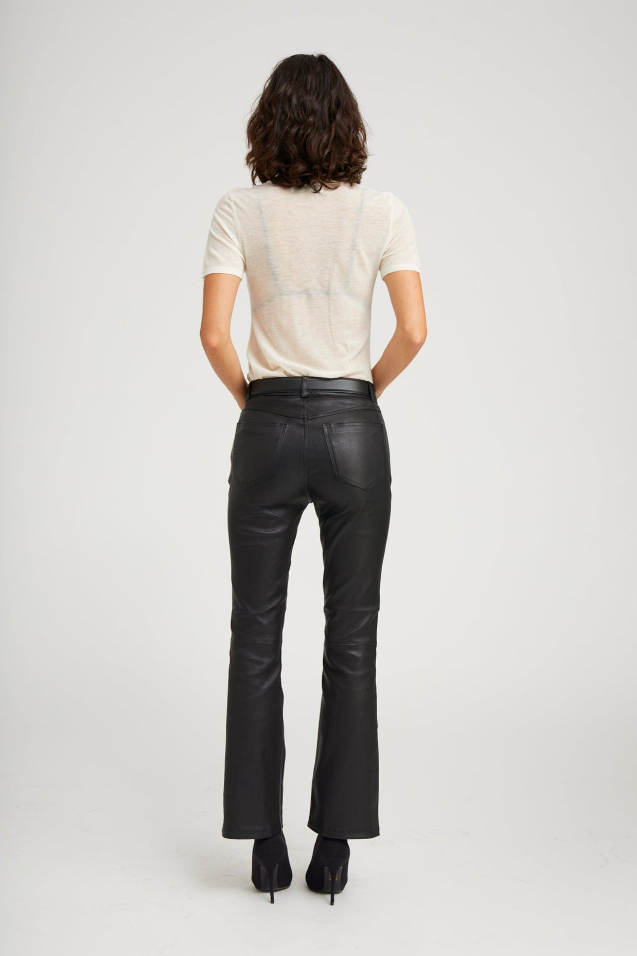 IVORY TISSUE CASHMERE CLASSIC TEE - 6