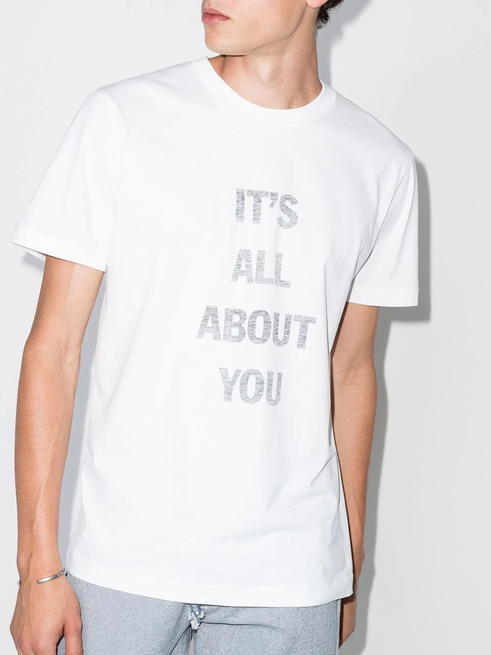 slogan-print cotton T-shirt - 2