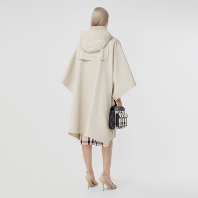 Burberry Logo Detail Tailored Hooded Cape outlook