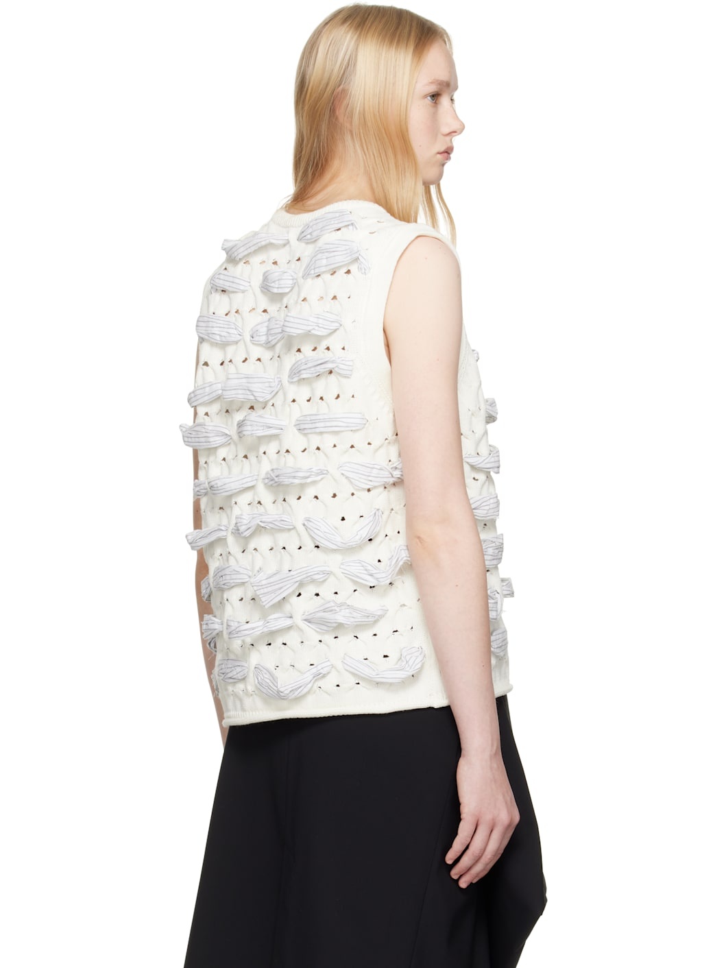 White Product. 58 Knit Vest - 3